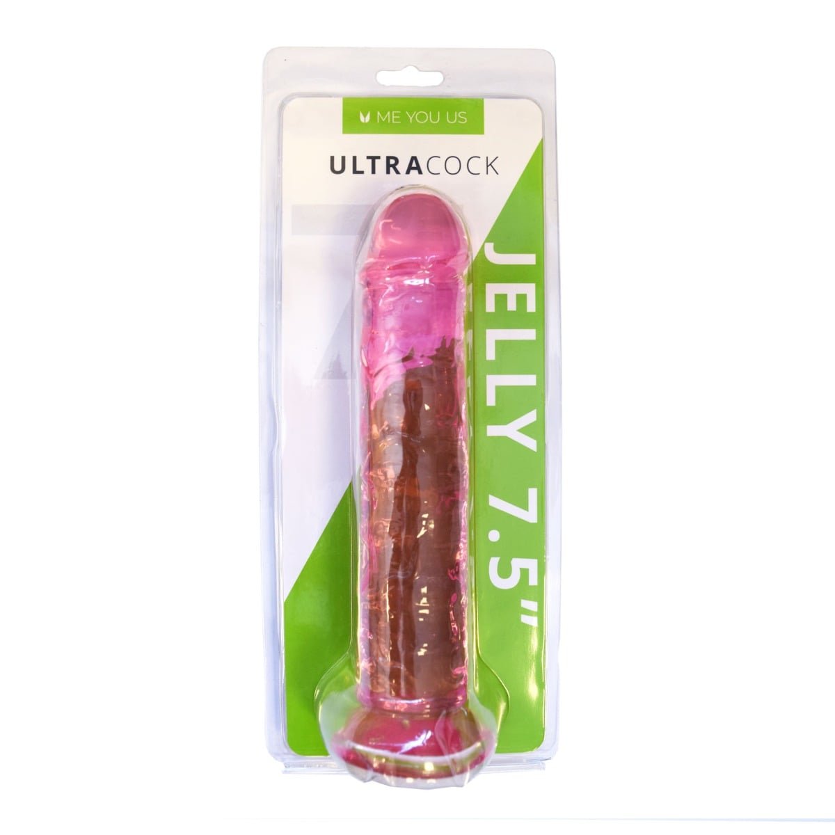 Me You Us Ultra Cock Jelly Dong Pink 7.5 Inch - Image 2