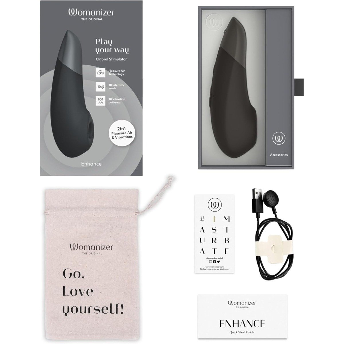 Womanizer Enhance Black - Image 2