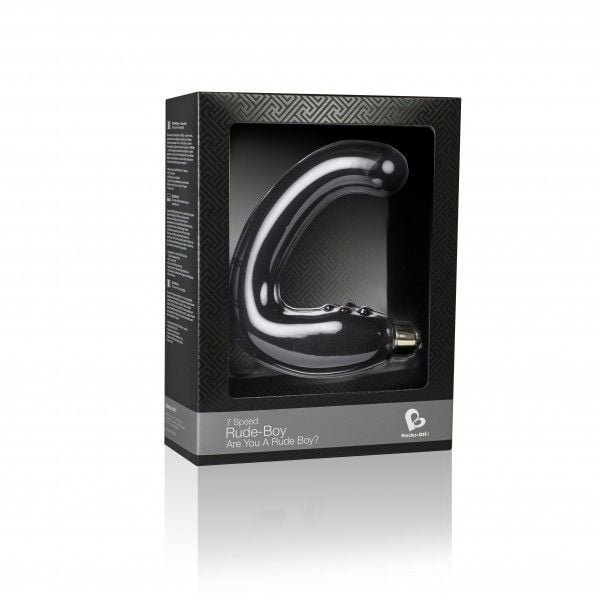Rocks Off Rude-Boy 7 Male Prostate Massagers Black - Image 2