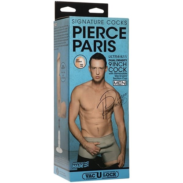 Doc Johnson Signature Cocks Pierce Paris Ultraskyn Cock With Removable Vac-U-Lock Suction Cup (9") - Image 2