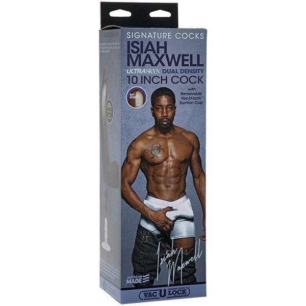 Doc Johnson Signature Cocks Isiah Maxwell Ultraskyn Cock With Removable Vac-U-Lock Suction Cup (10") - Image 2