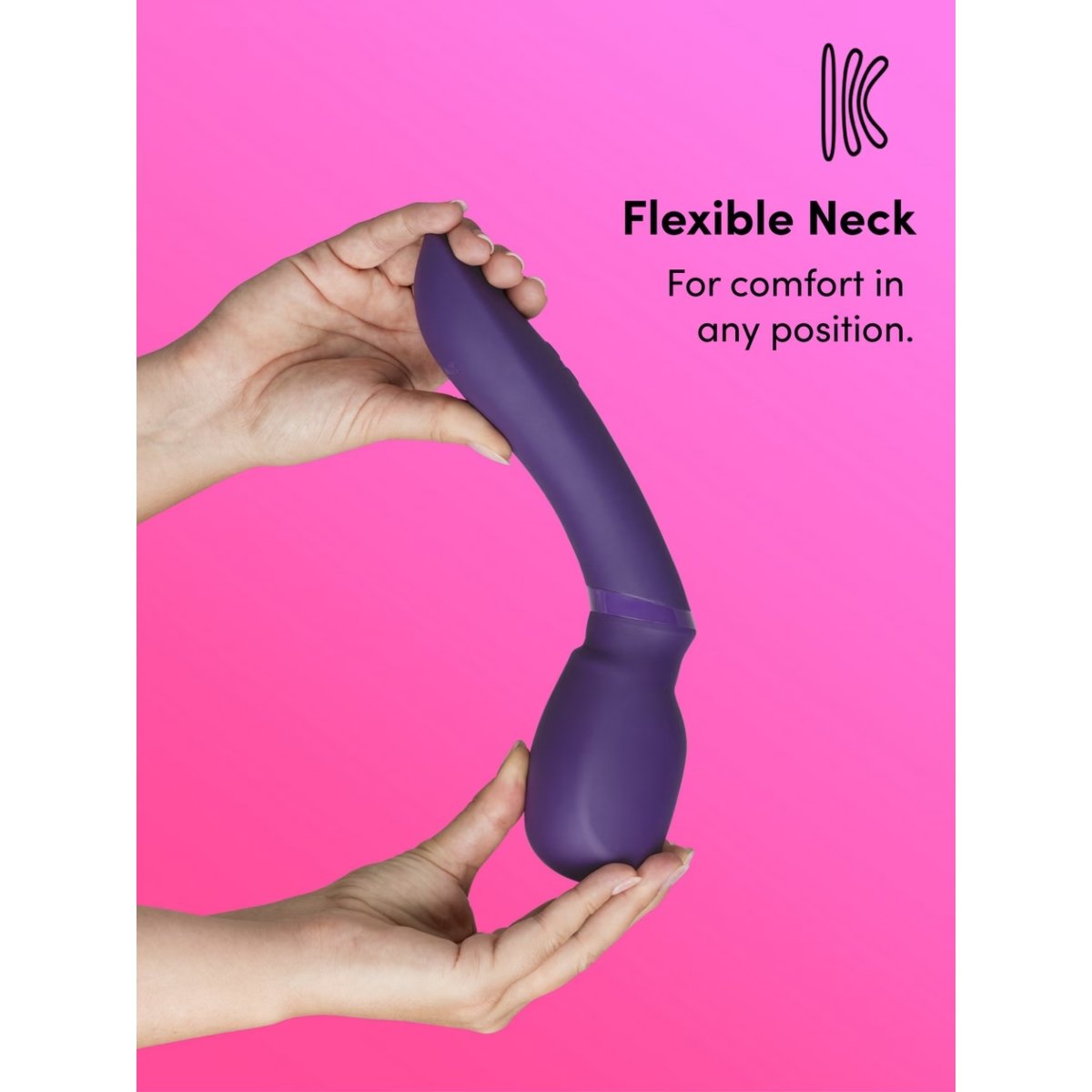 We-Vibe Wand 2 Wand Vibrator Purple - Image 5