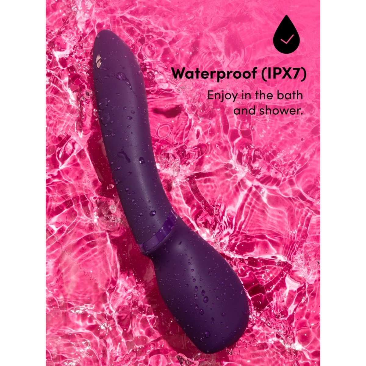 We-Vibe Wand 2 Wand Vibrator Purple - Image 6