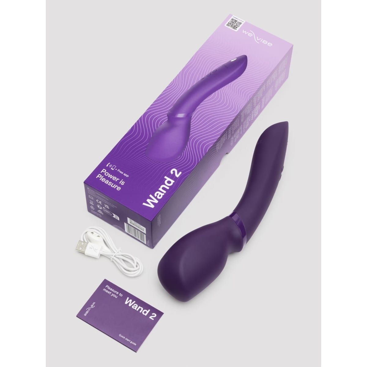 We-Vibe Wand 2 Wand Vibrator Purple - Image 2