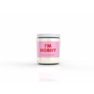 Strike & Burn I'm Horny Pomegranate Cypress and Bitters Candle