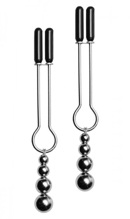 Master Series Adorn Triple Bead Nipple Clamp Set - Image 3