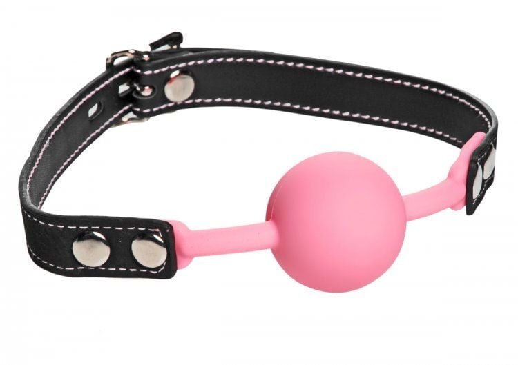 Frisky Glow Gag Glow in the Dark Silicone Ball Gag - Image 4