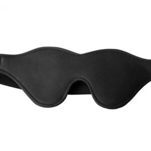 Strict Black Fleece Lined Blindfold