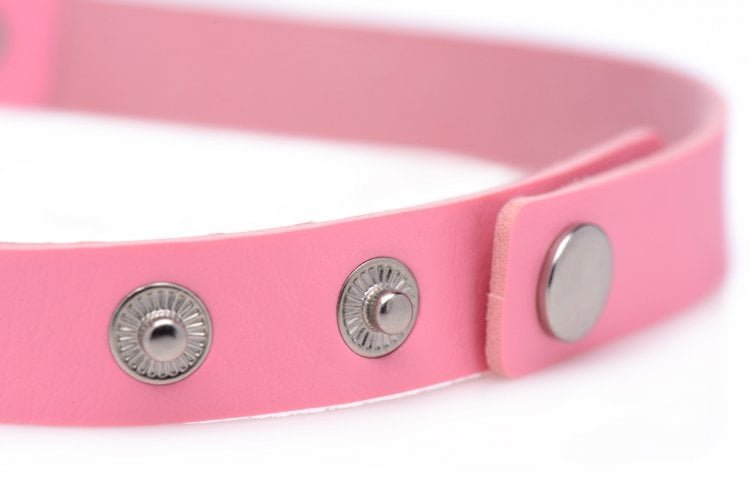 Master Series Heart Choker Necklace Pink - Image 3