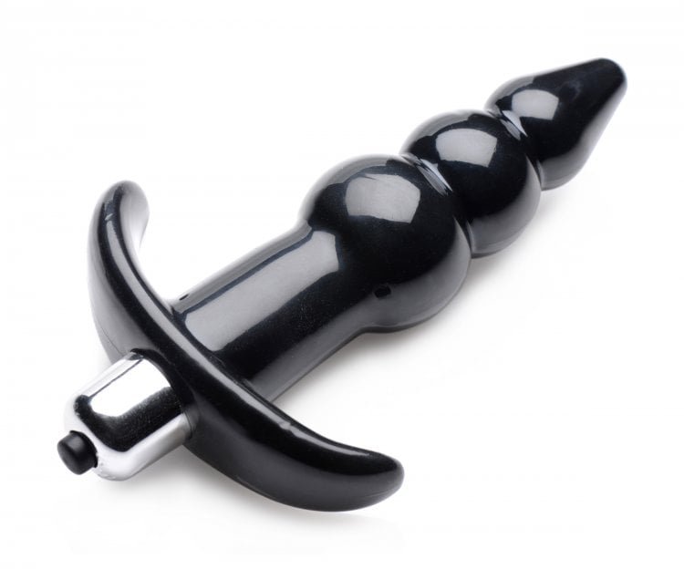 Frisky Bubbling Noir Ribbed Anal Plug - Image 4
