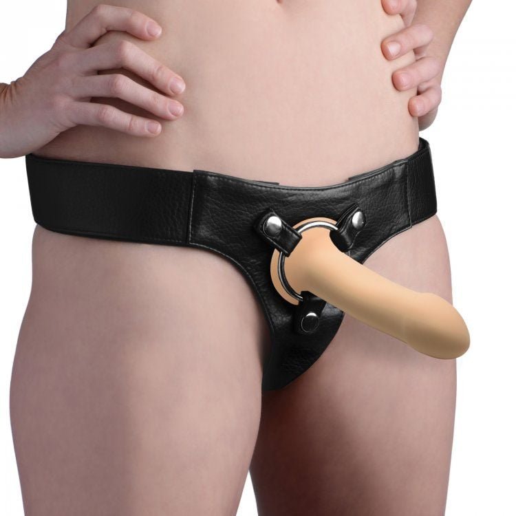 Squeezable Phallic Dildo - Light - Image 9