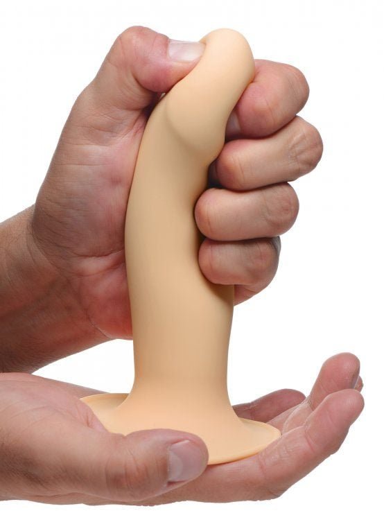 Squeezable Phallic Dildo - Light - Image 4