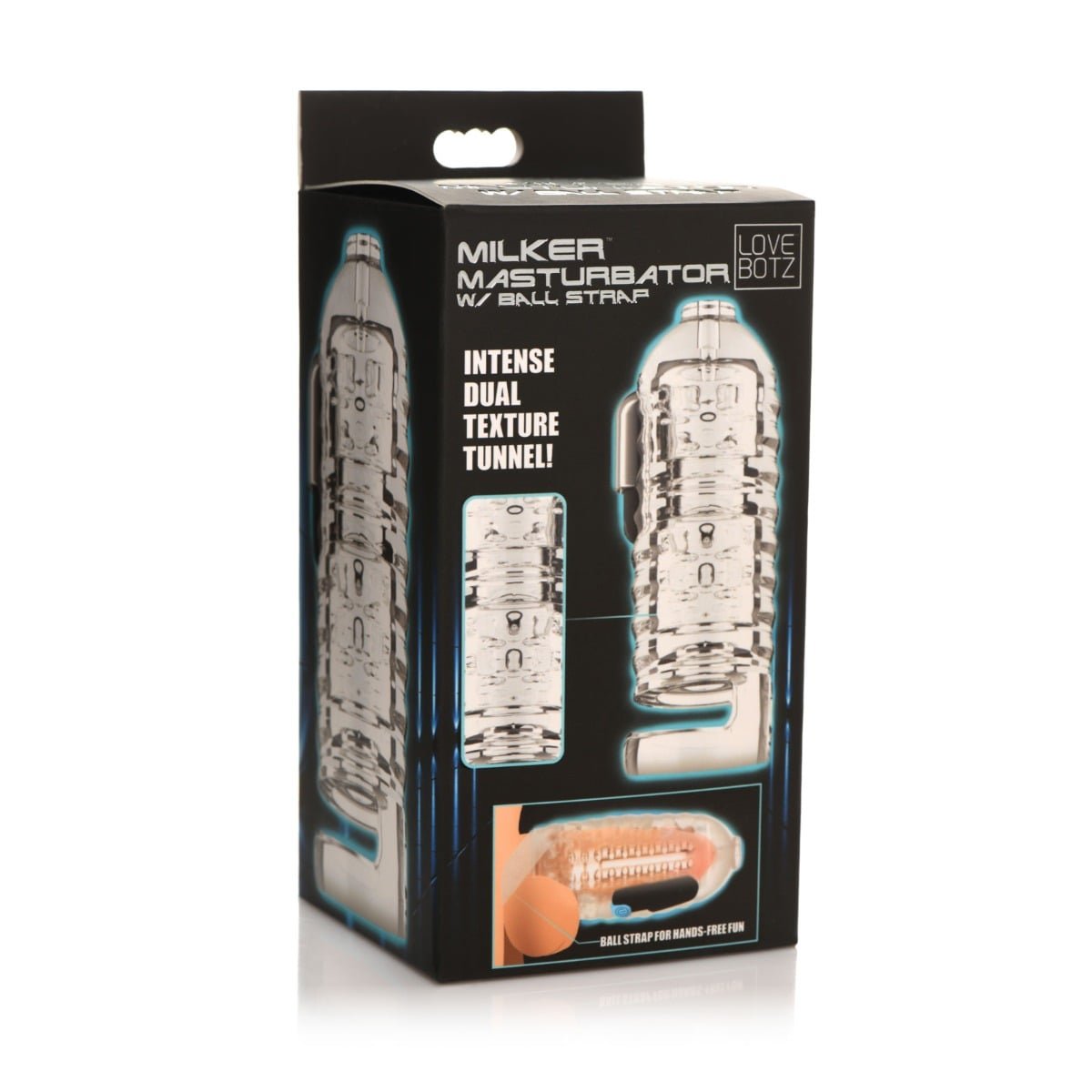 Lovebotz The Milker TPE With Ball Strap Clear - Image 2