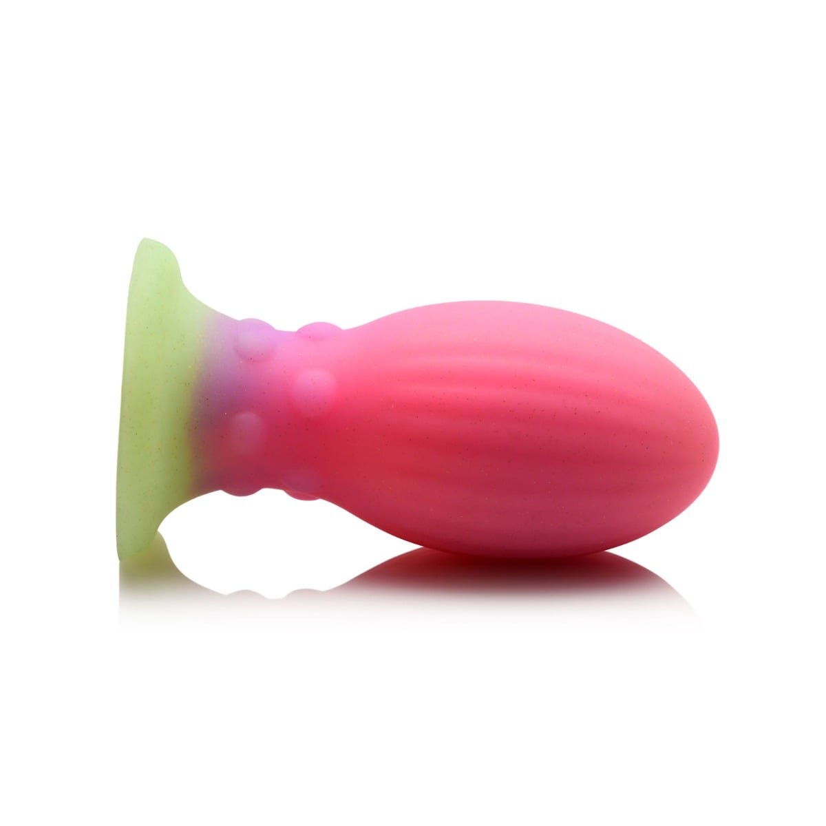 Creature Cocks Xeno Egg Glow in the Dark Silicone Egg Pink Large 4.5 Inch - Image 4