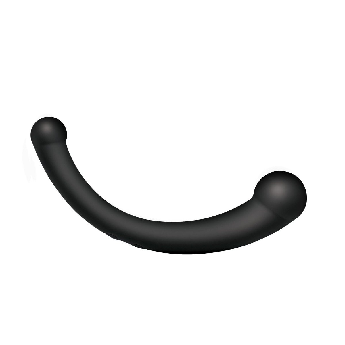Master Series Vibrating Silicone G Spot Stimulator Black