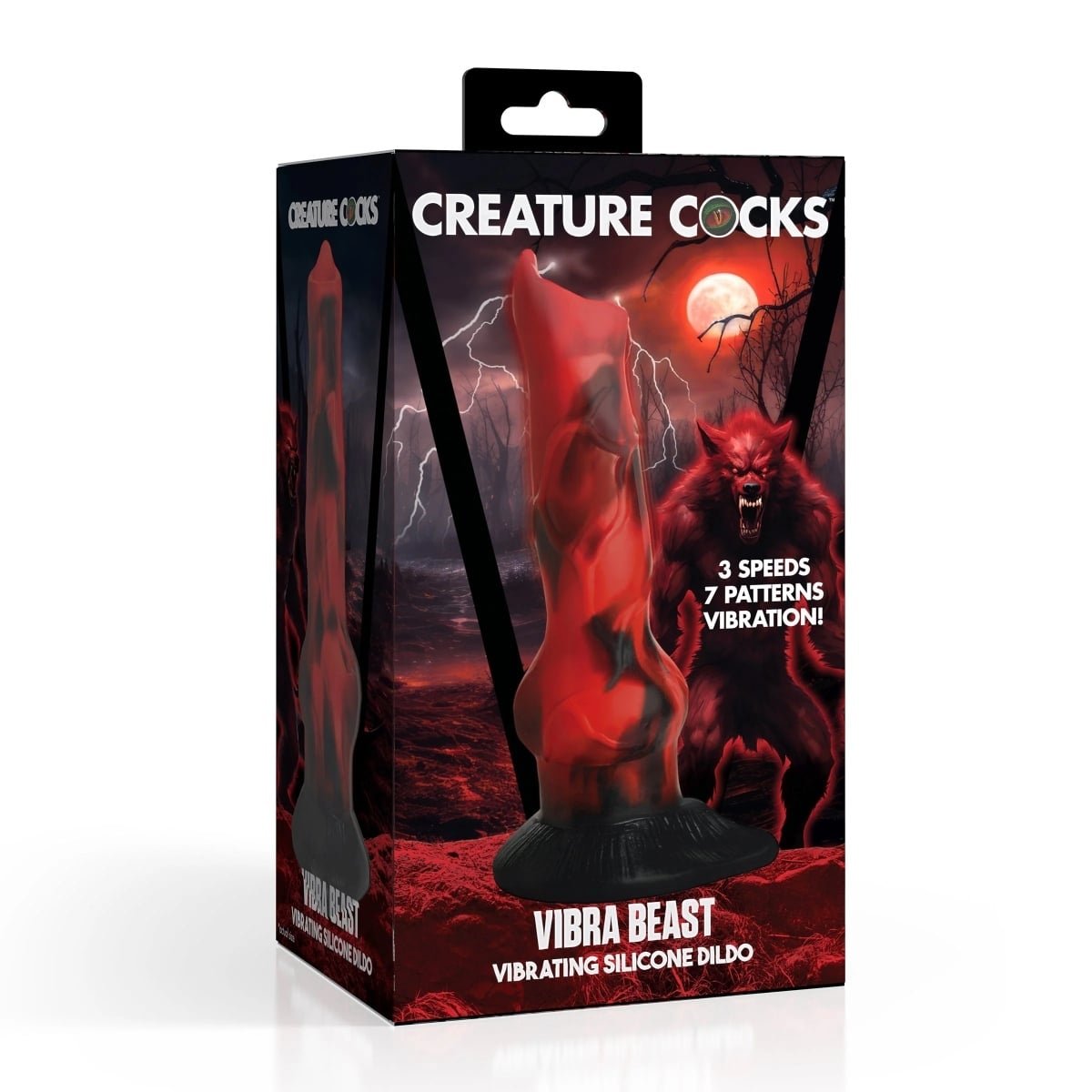 Vibra Beast Vibrating Silicone Dildo - Image 2