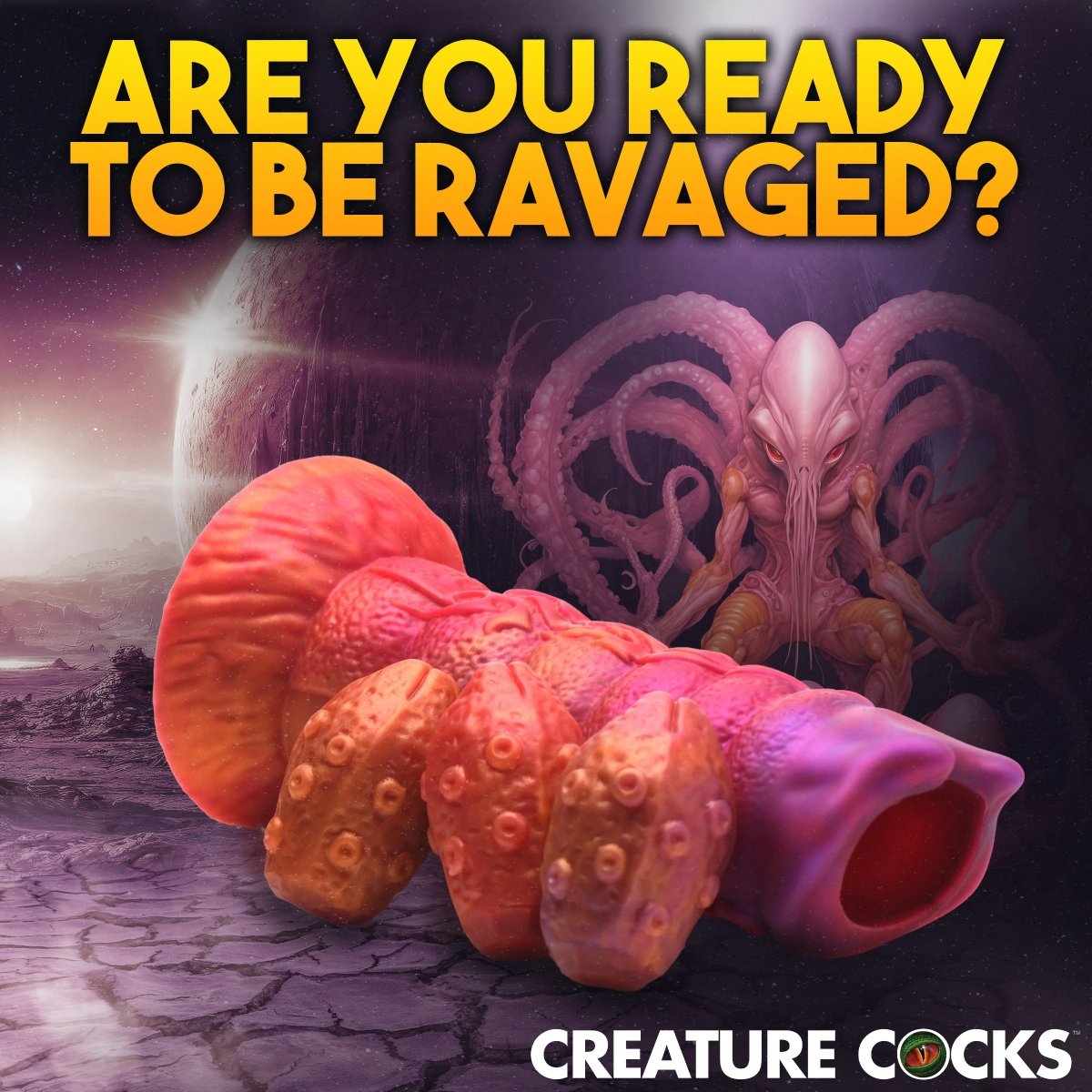 Creature Cocks Nymphoid Ovipositor Silicone Dildo - Image 5