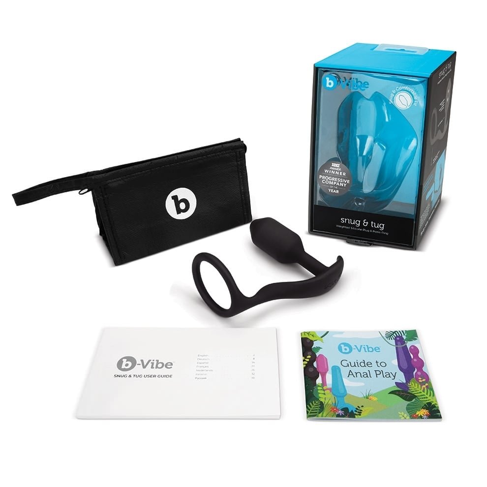 B-vibe Vibrating snug and tug Butt Plug Medium - Image 5