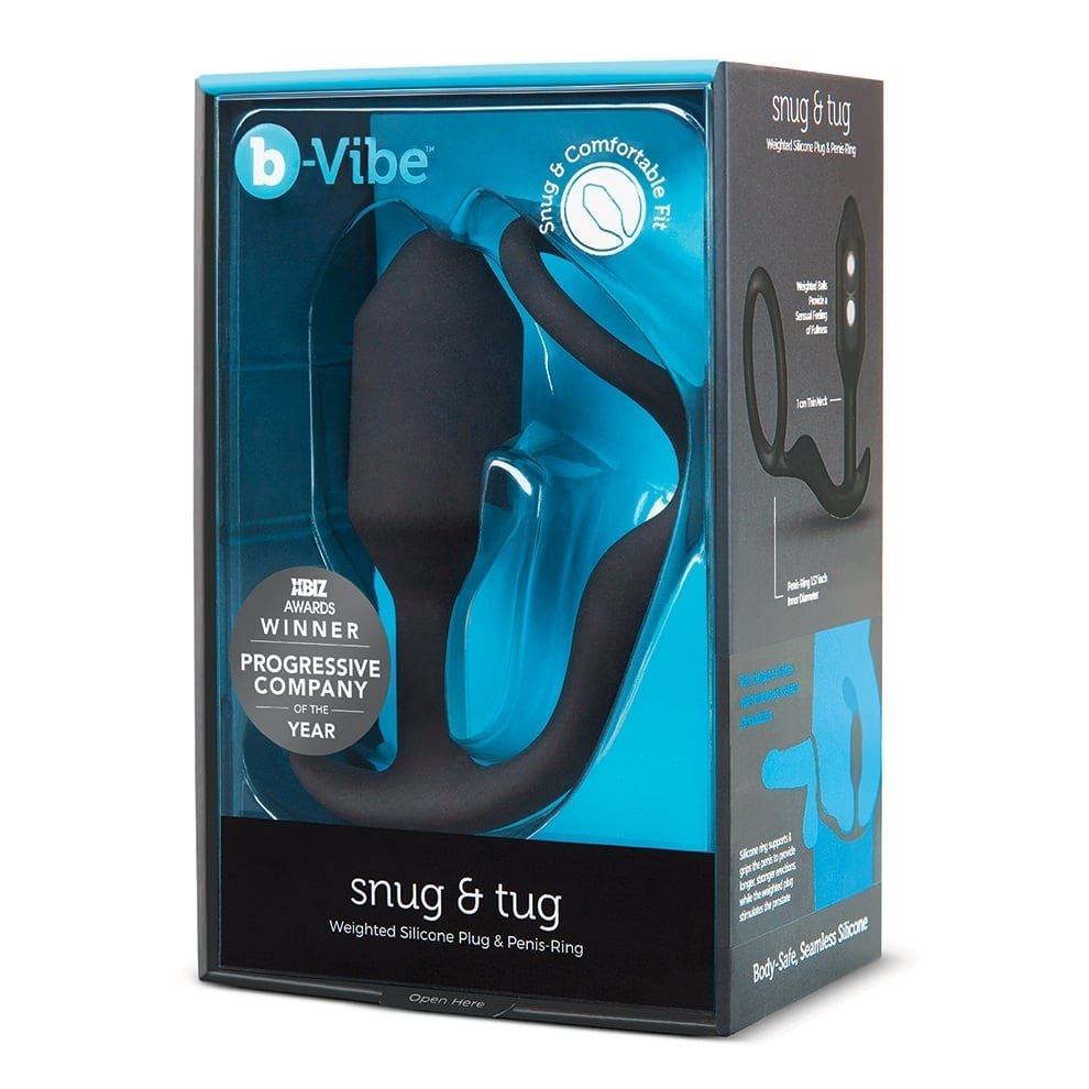 B-vibe Vibrating snug and tug Butt Plug Medium - Image 2