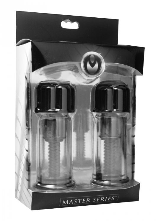 Master Series Black Max Powerful Twist Nipple Suckers - Image 2