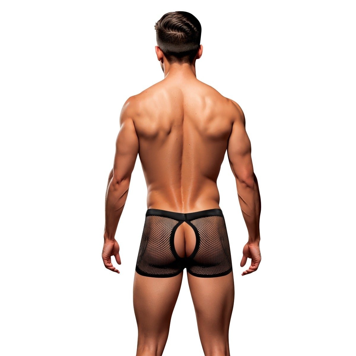 Envy Snap Down Mesh Boxer Brief Black SM - Image 2