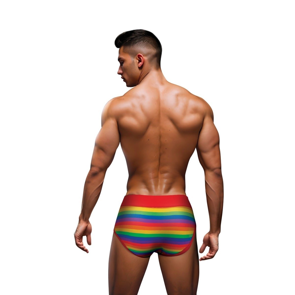 Envy Rainbow Pride Brief Red ML - Image 2
