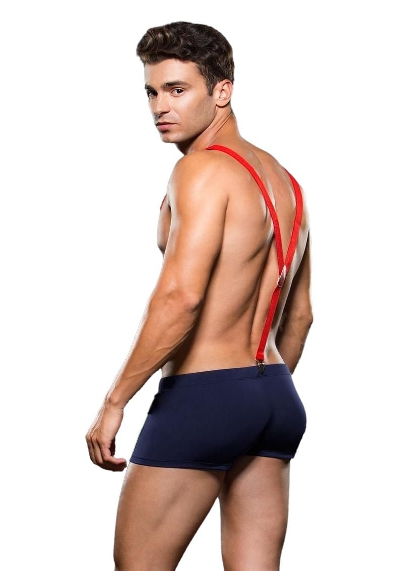 Envy FIREMAN BOTTOM WITH SUSPENDERS 2 PC Multi L/XL - Image 2