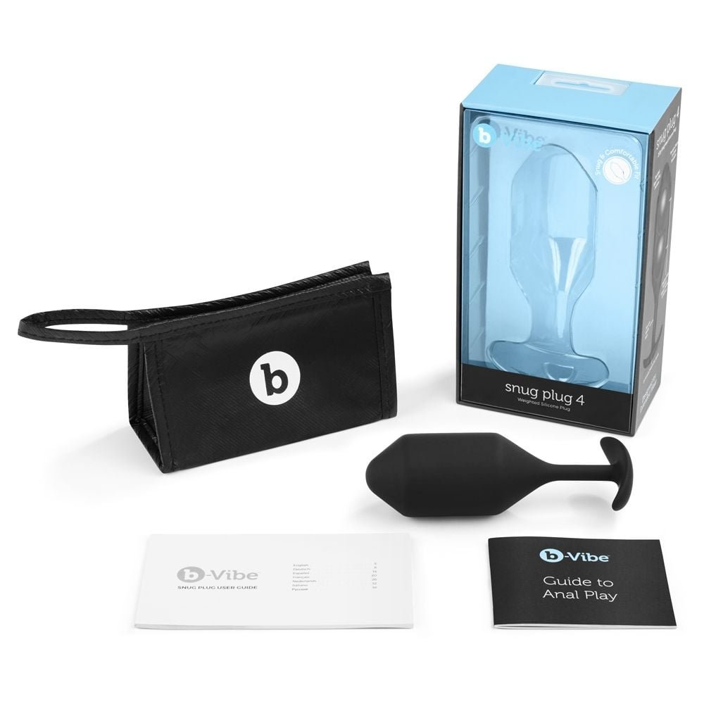 b-Vibe Snug Plug 4 Black - Image 4
