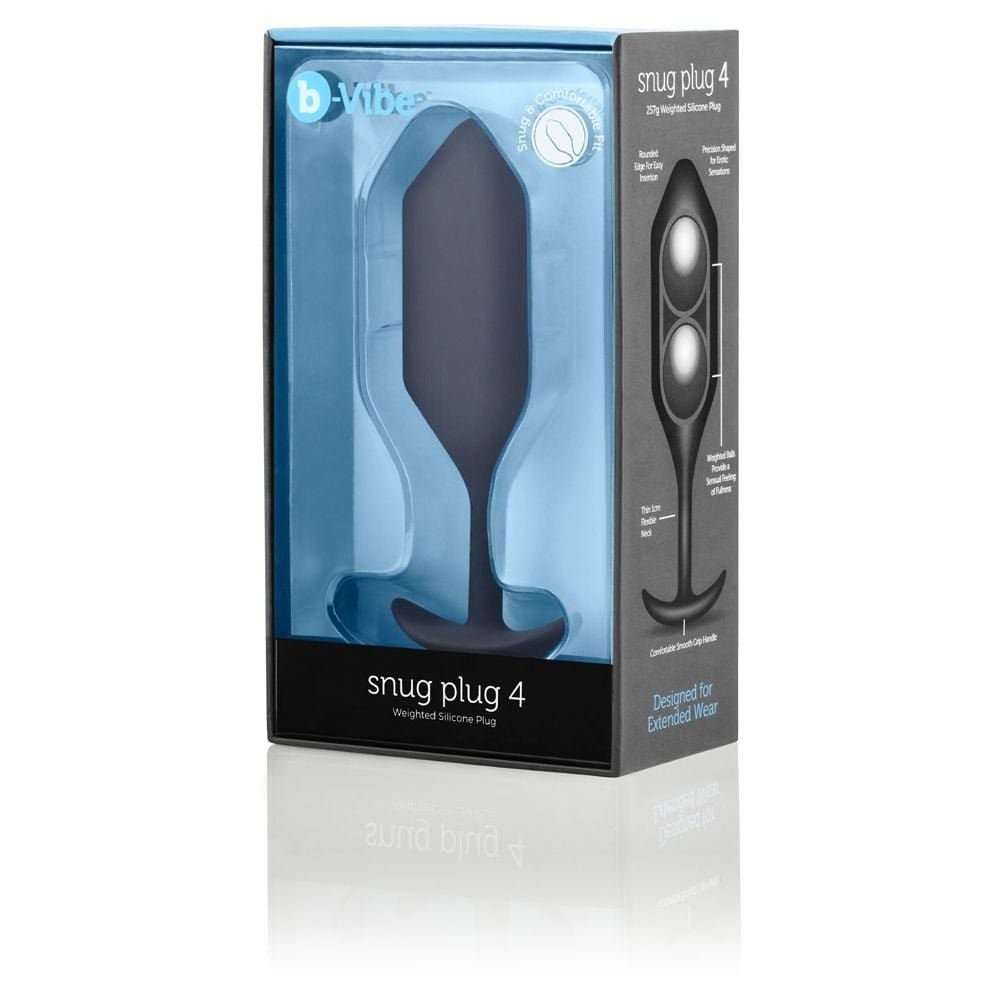 b-Vibe Snug Plug 4 Black - Image 2