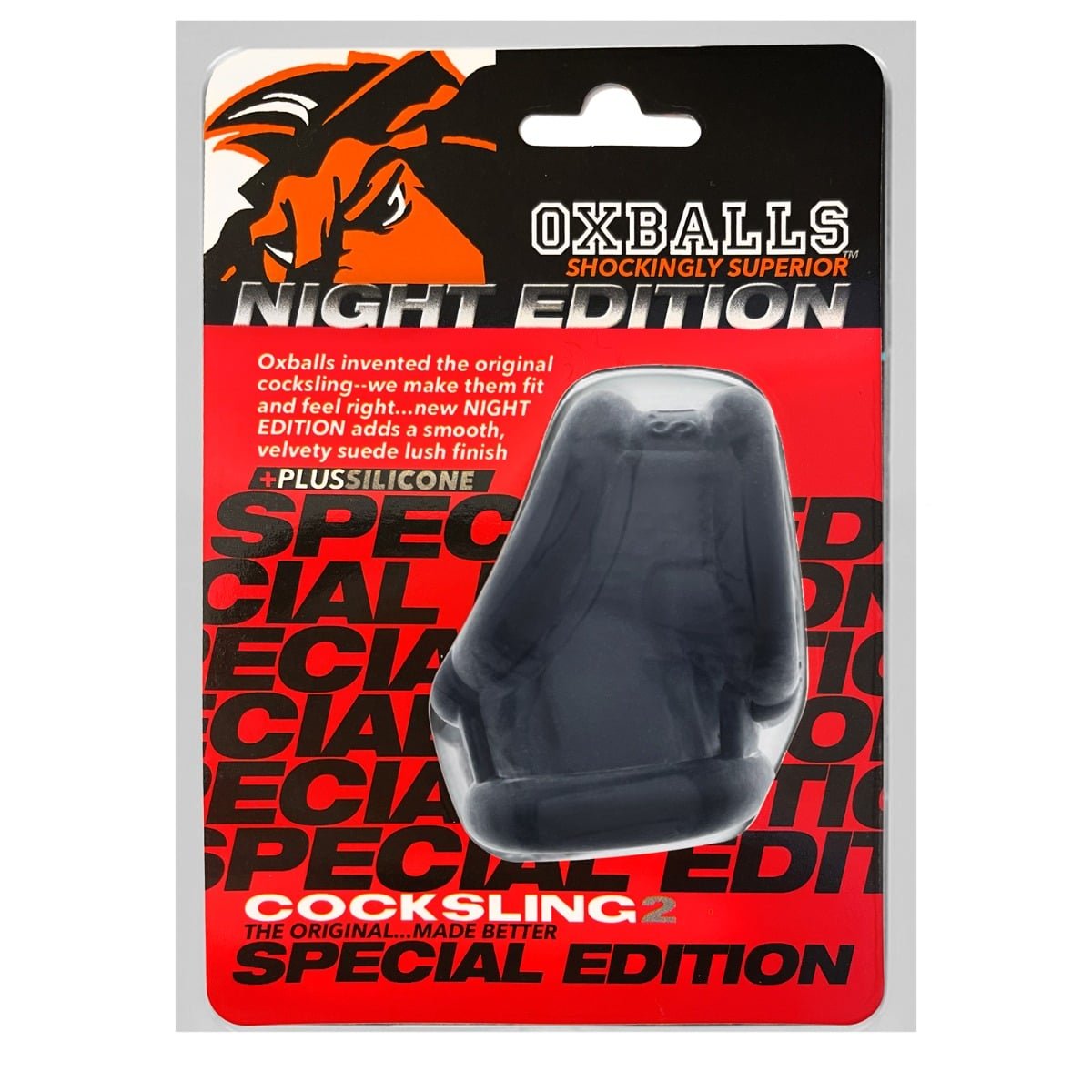 Oxballs Cocksling-2 Sling - Plus + Silicone Special Edition Night - Image 2