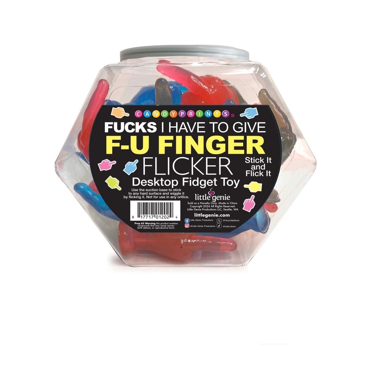 Fu Finger Flickers Fishbowl Of 24 - Image 2