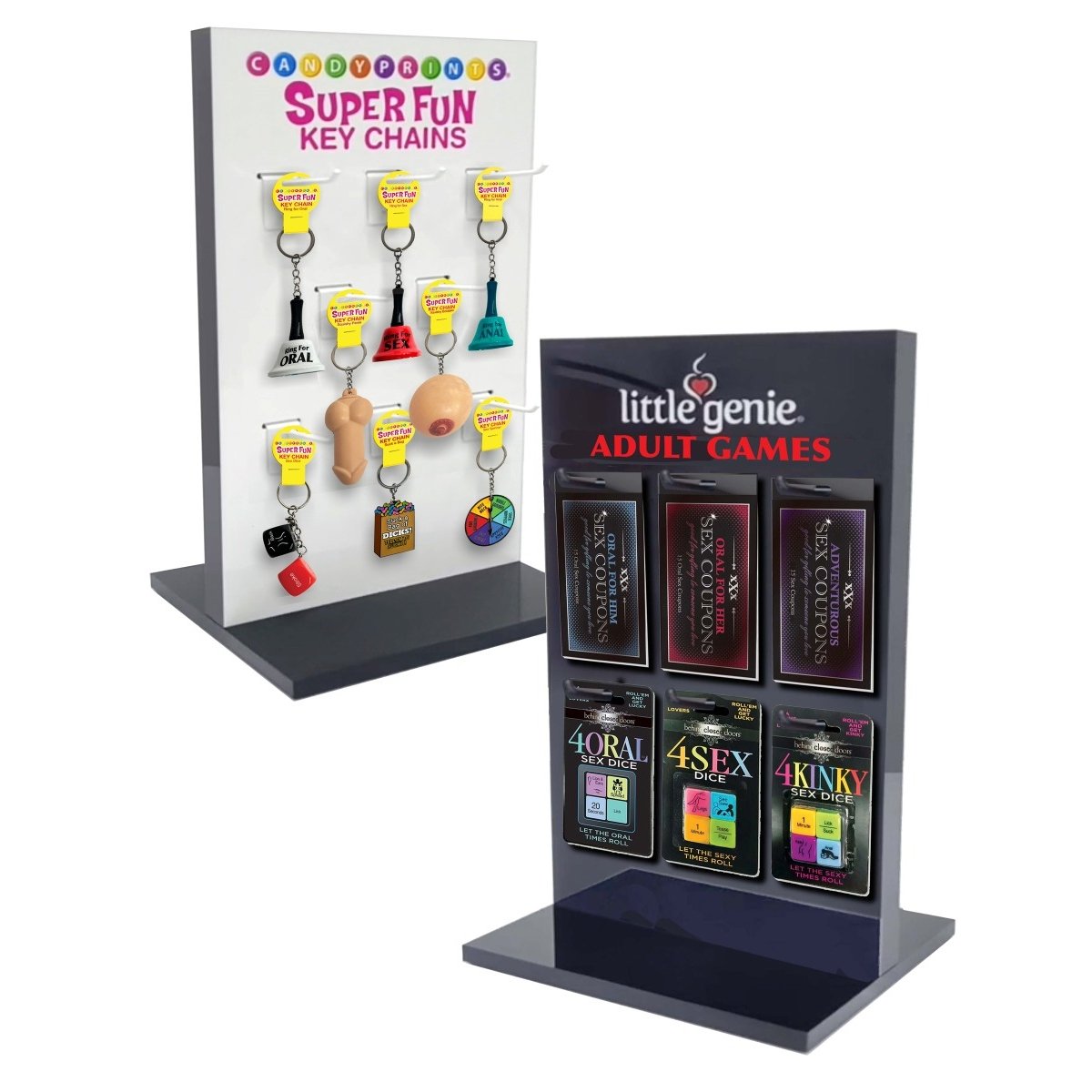 Retail Display Spinner - Keychains & Romance Games Included - Image 3