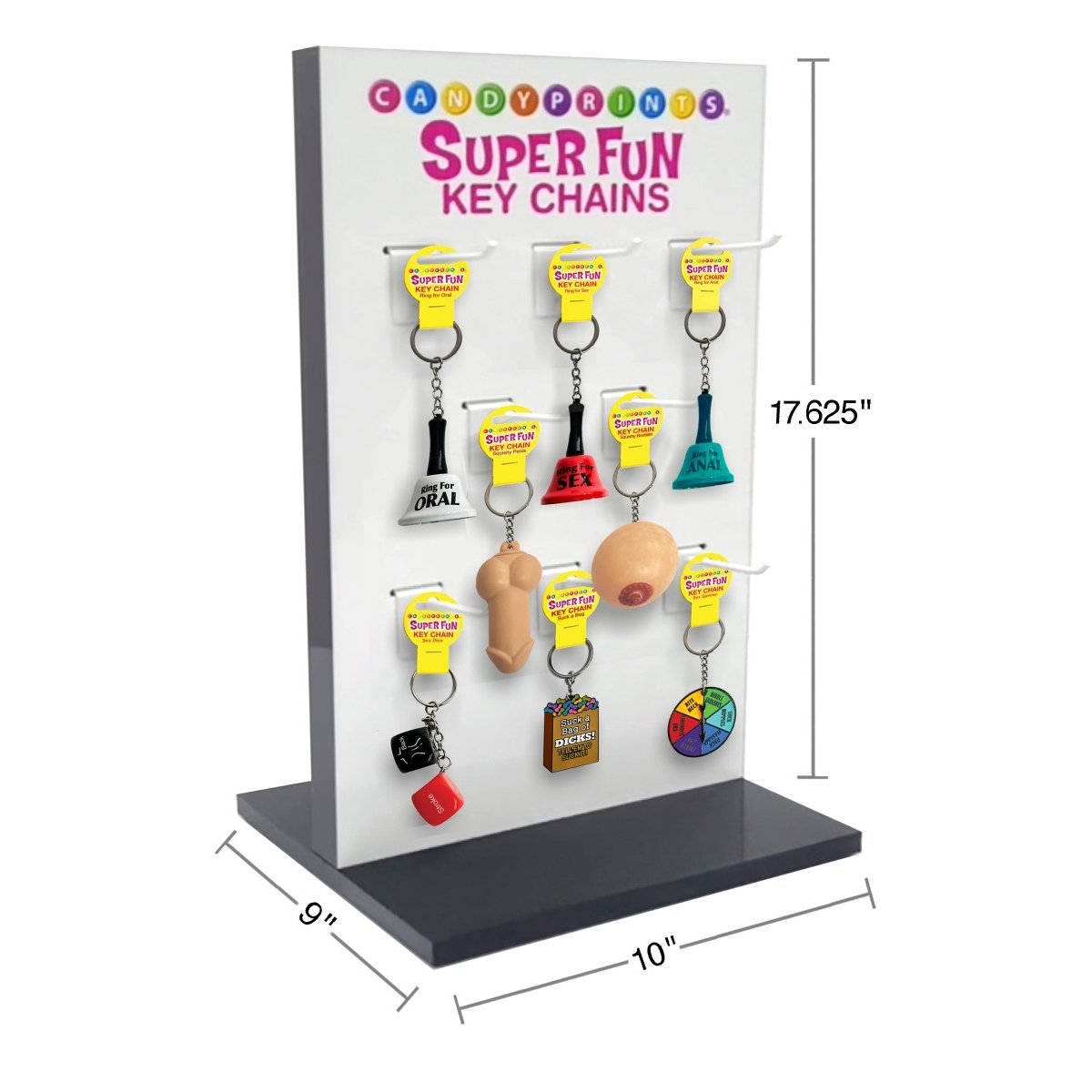 Retail Display Spinner - Keychains & Romance Games Included - Image 4