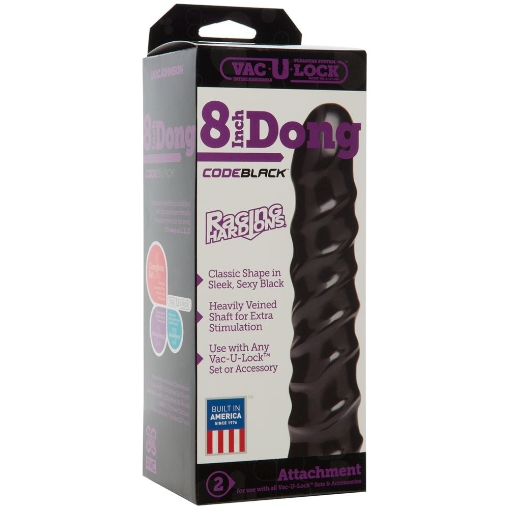 Doc Johnson Vac U Lock Codeblack Raging Hard Ons Black - Image 2