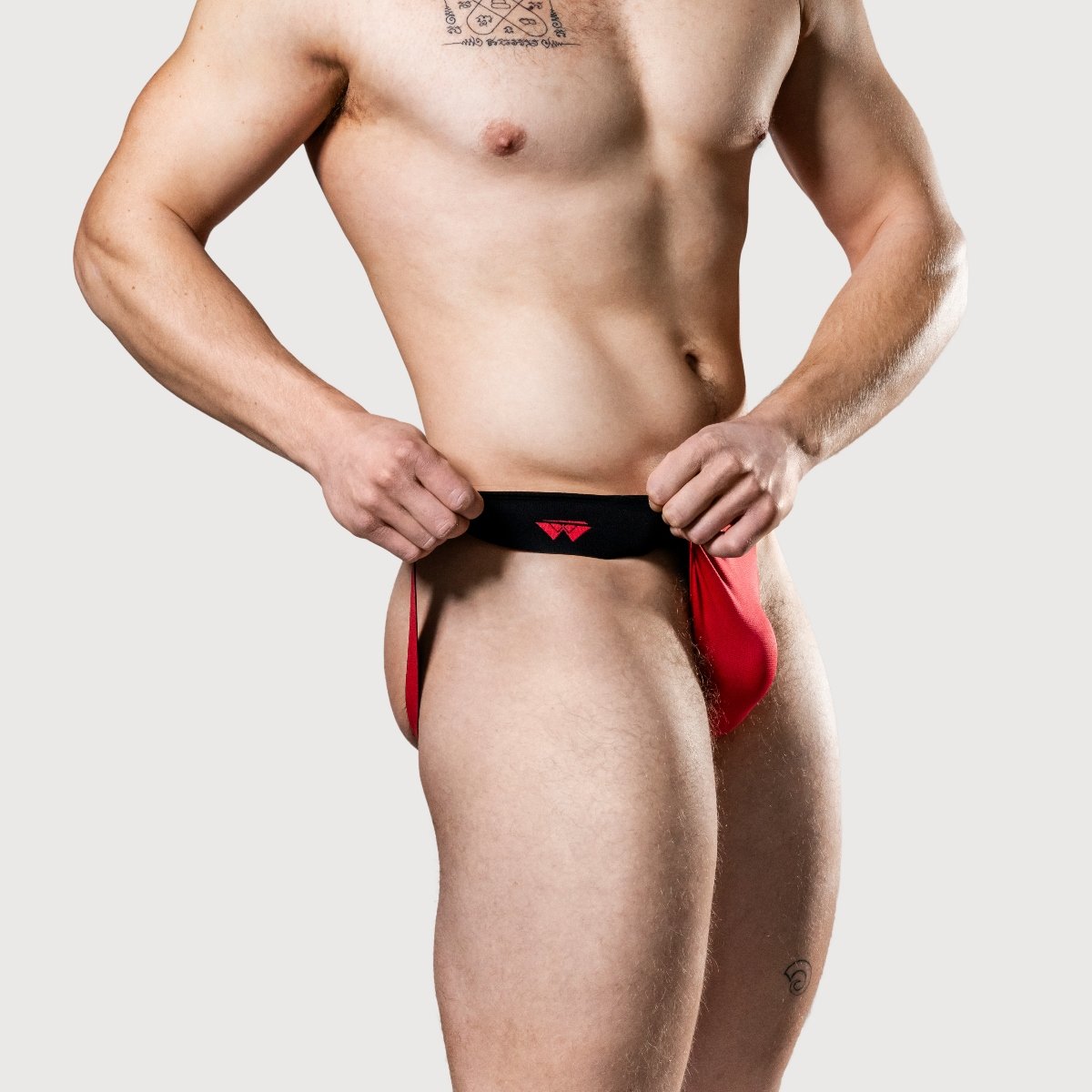 Meyer Marketing Limited Edition Jockstrap 2in Reversible Red-Black Xlarge - Image 5