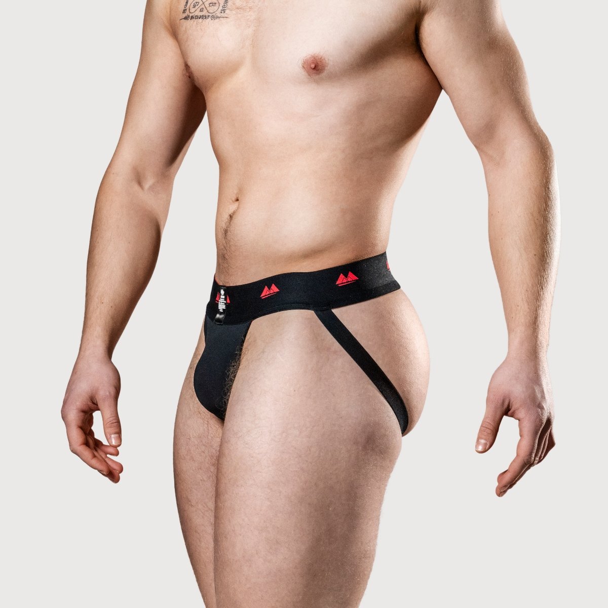Meyer Marketing Limited Edition Jockstrap 2in Reversible Red-Black Xxlarge - Image 9