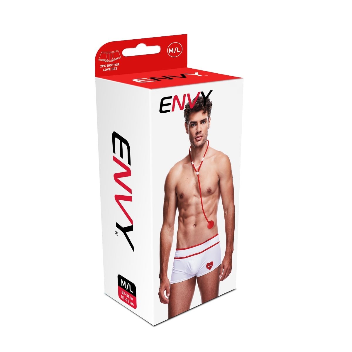 Envy Doctor Love Stethoscope & Trunk 2 Piece Costume Set M/L - Image 2