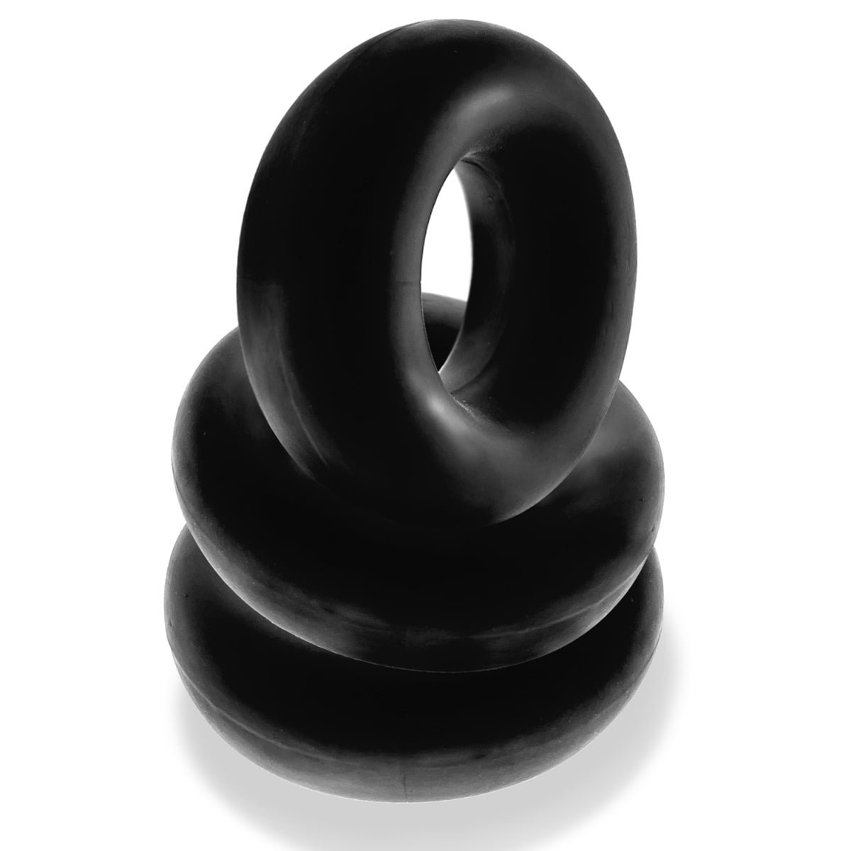 Oxballs Fat Willy 3-Pack Jumbo Cockrings Black - Image 4