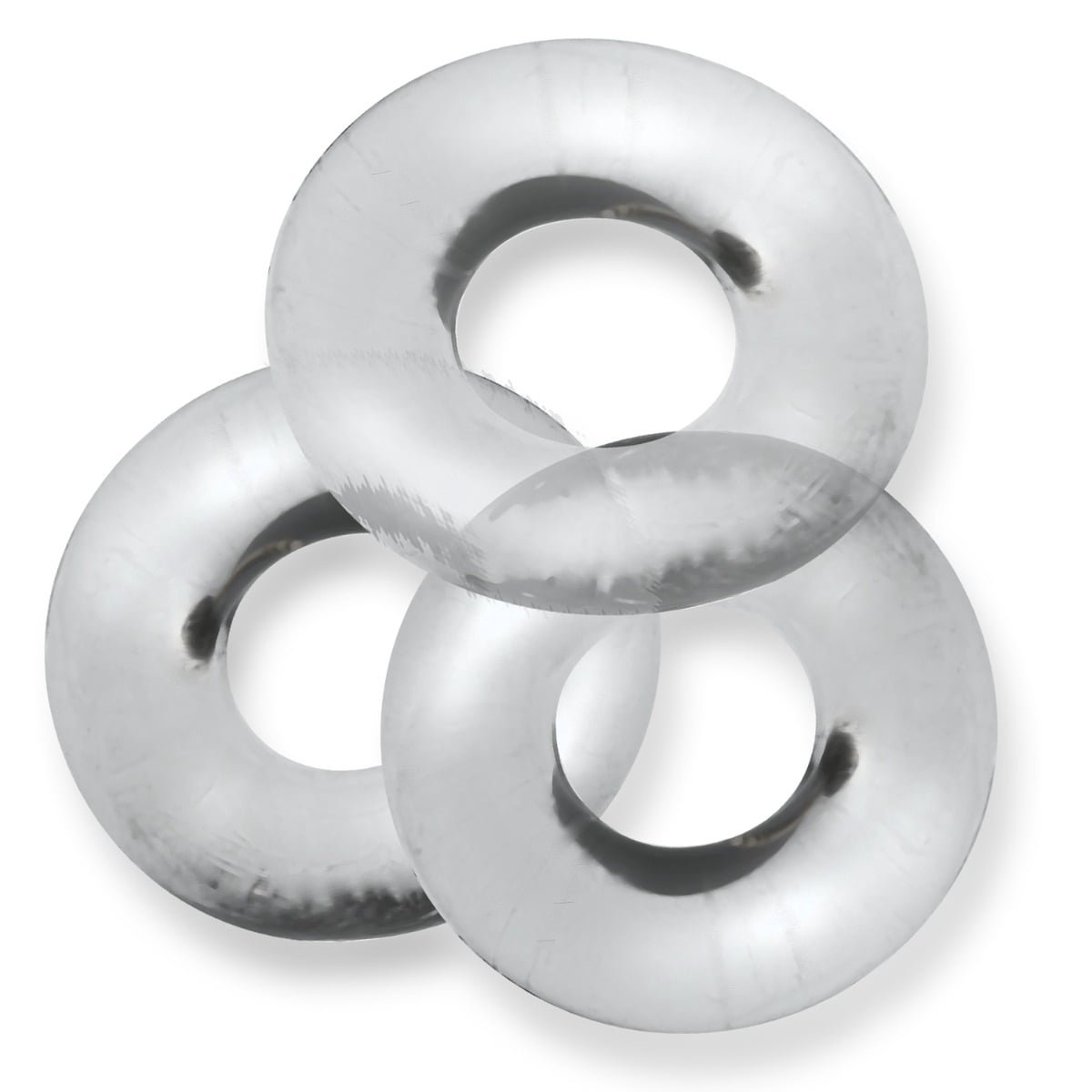 Oxballs Fat Willy 3-Pack Jumbo Cockrings Clear - Image 3