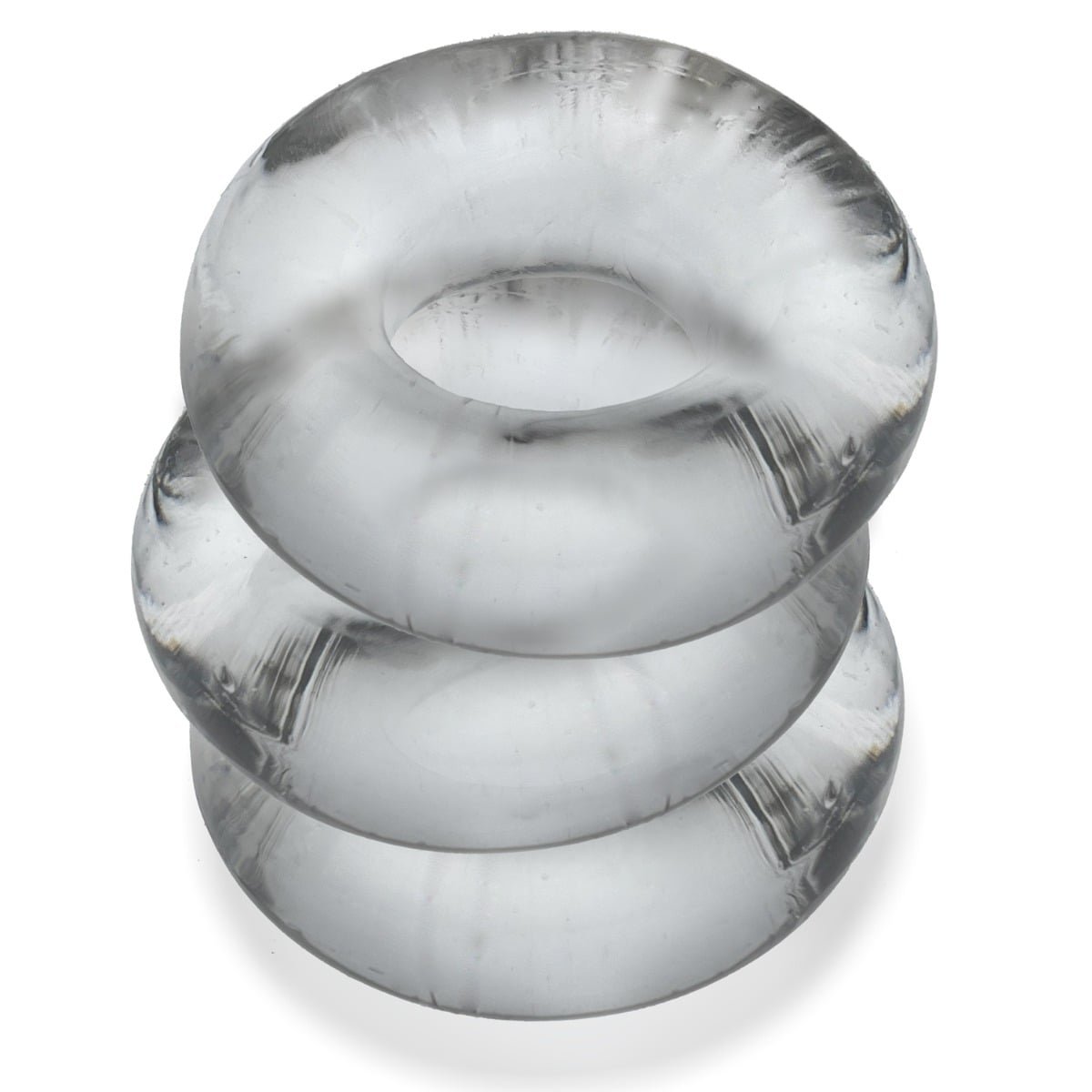 Oxballs Fat Willy 3-Pack Jumbo Cockrings Clear - Image 4