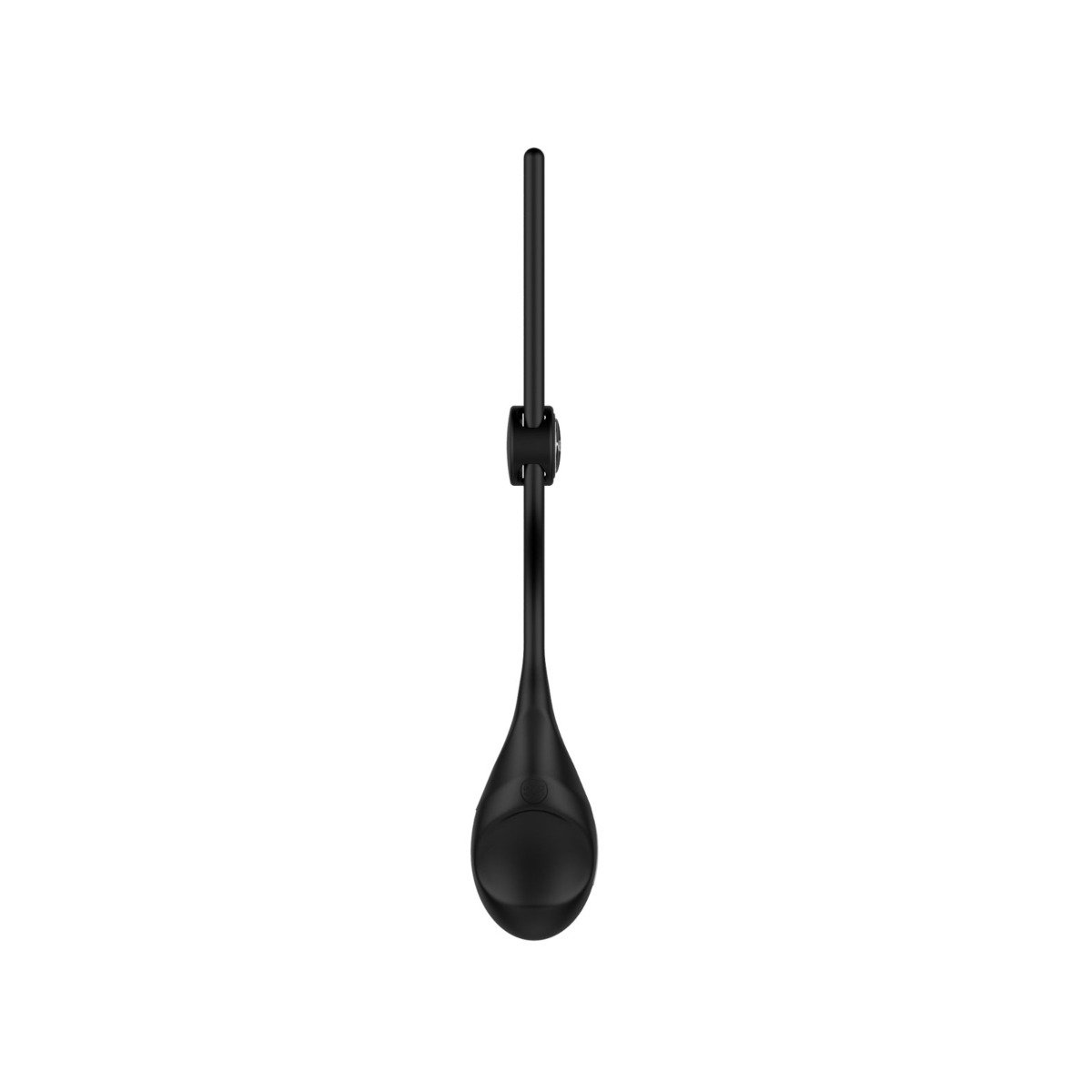 FORGE Vibrating Adjustable Lasso Silicone Cock Ring - Black - Image 4