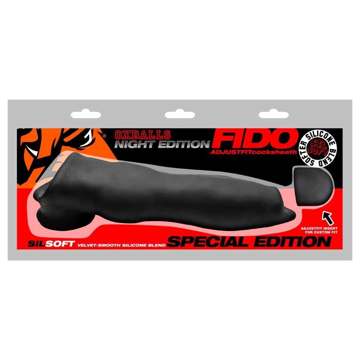Oxballs Fido Velvet Smooth Beast Cocksheath Special Edition Night - Image 2