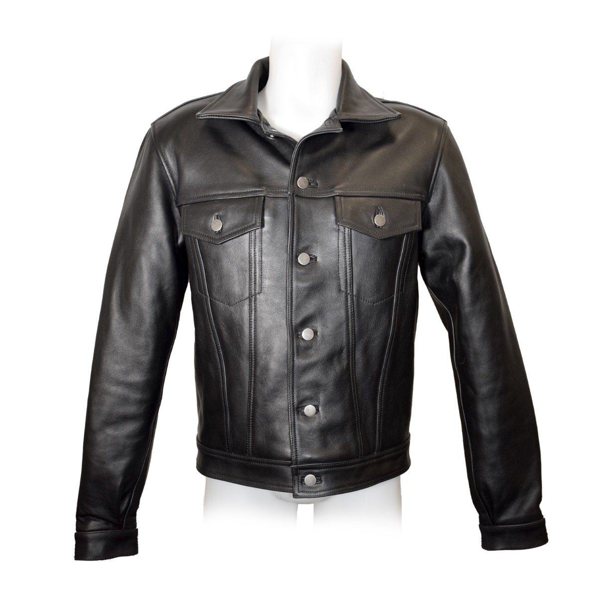 Prowler RED Leather Truker Jacket Extra Large - Image 6