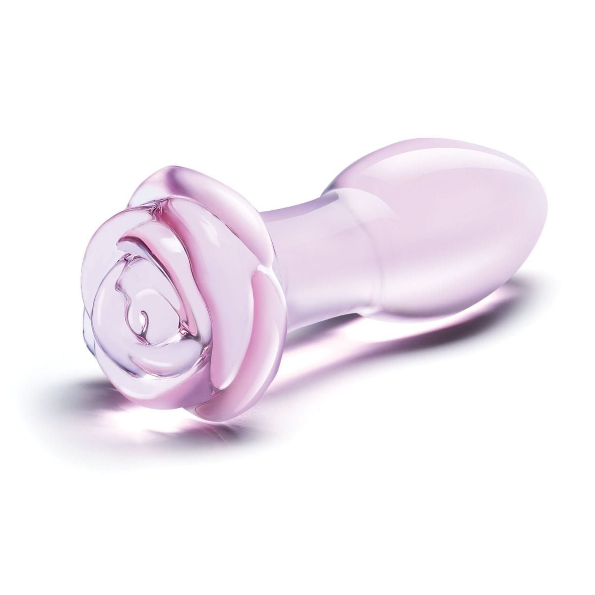 Glas 5inch Rosebud Glass Butt Plug - Image 3