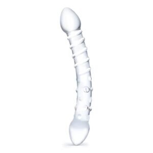 Glas 10inch Double Trouble Dildo Clear