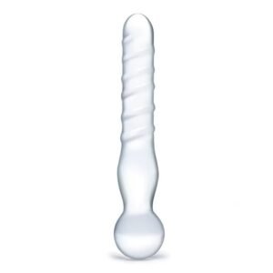 Glas 8inch Joystick Dildo Clear