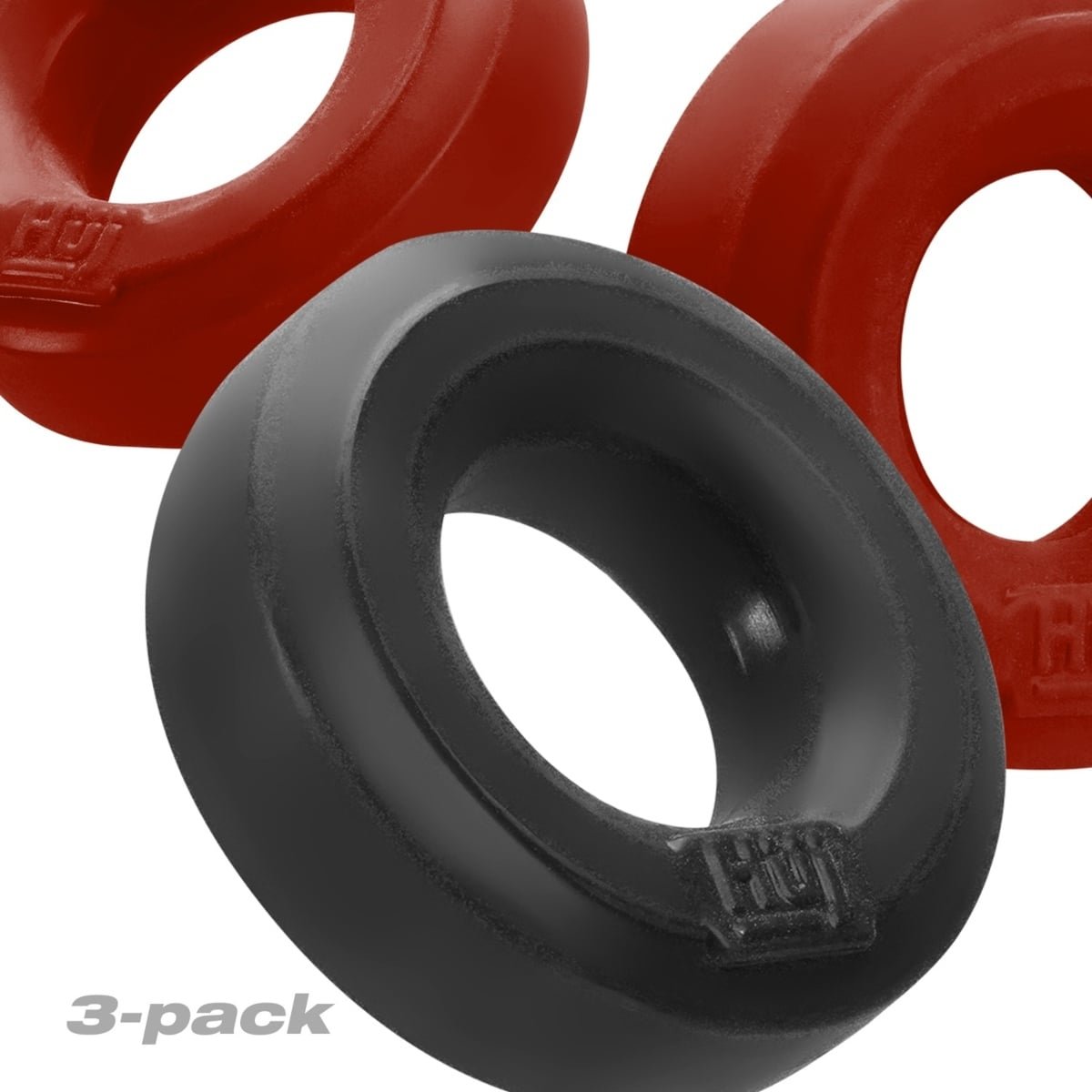 Huj3 C-Ring 3-Pack Cherry / Tar Ice - Image 3