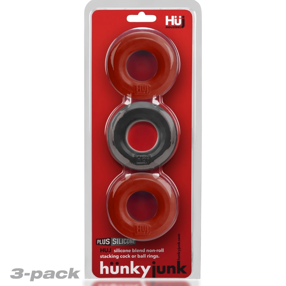 Huj3 C-Ring 3-Pack Cherry / Tar Ice - Image 2