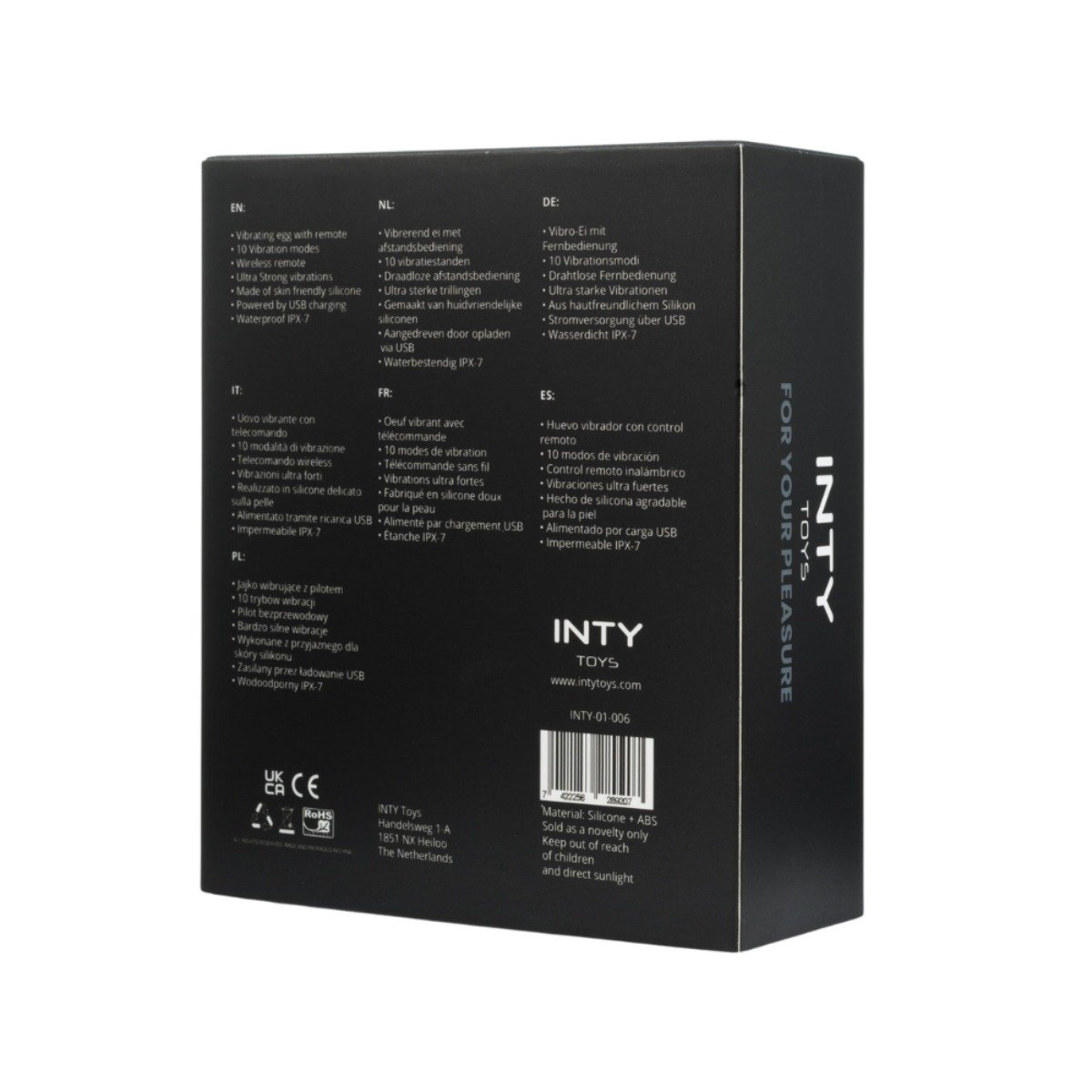 INTY Toys Neo Vibrating Egg With Remote - Image 4