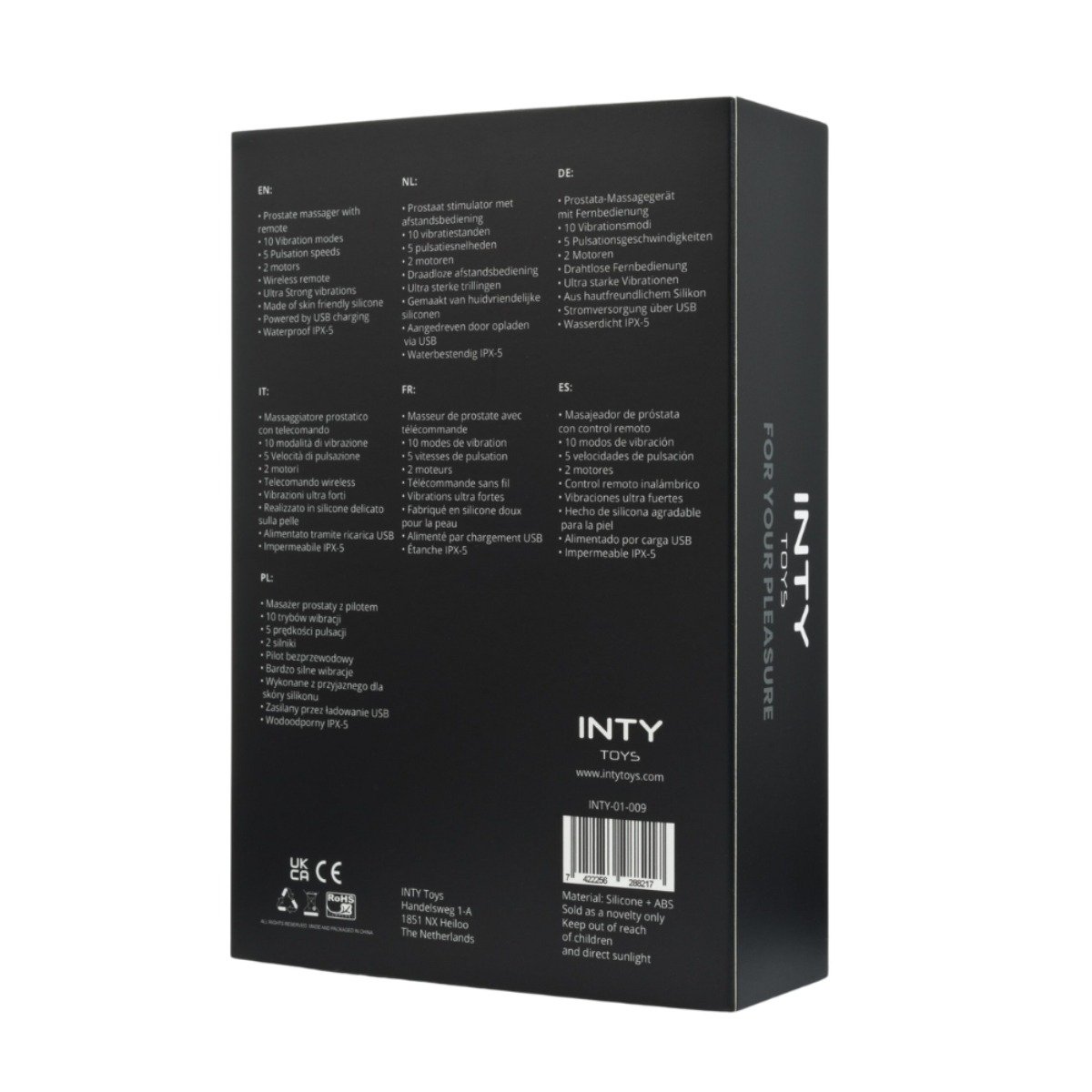 INTY Toys Rebel Prostate Massager With Remote - Image 4